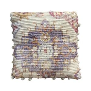 Magnolia Home By Joann Gains Tapestry Pom Pom Pillow 16x16